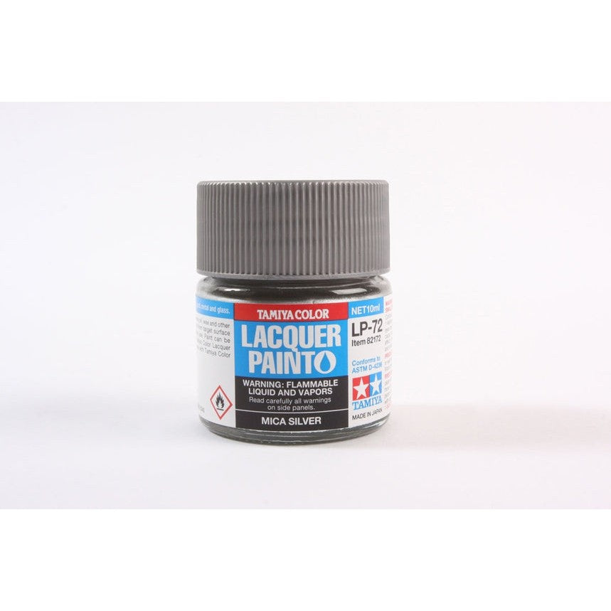 Tamiya Sticker Silver Tamiya Lacquer LP-72 Mica Silver – Print it Decals