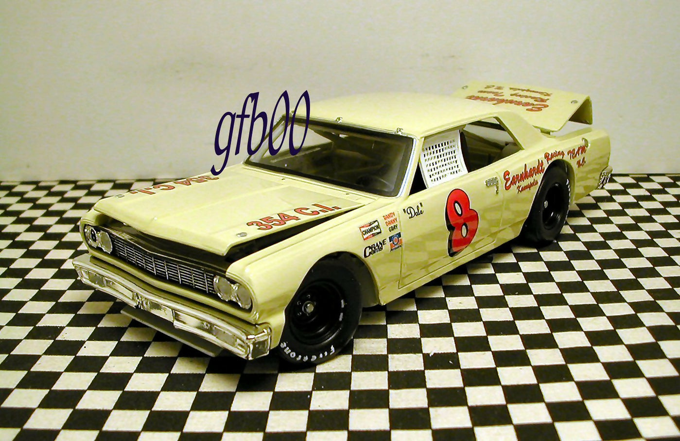 Retro Racing Design Dale Earnhardt #8 Gray London Chevelle for 2 Cars ...