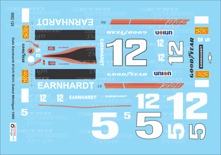 Microscale Decals Racing Racecar Decals - Custom Waterslide Decals For Scale Models – Print it ...