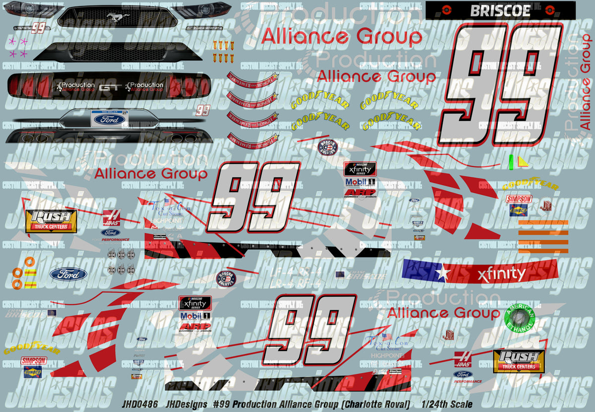 JH Designs Chase Briscoe 2021 NXS #99 Production Alliance Group (Charl ...
