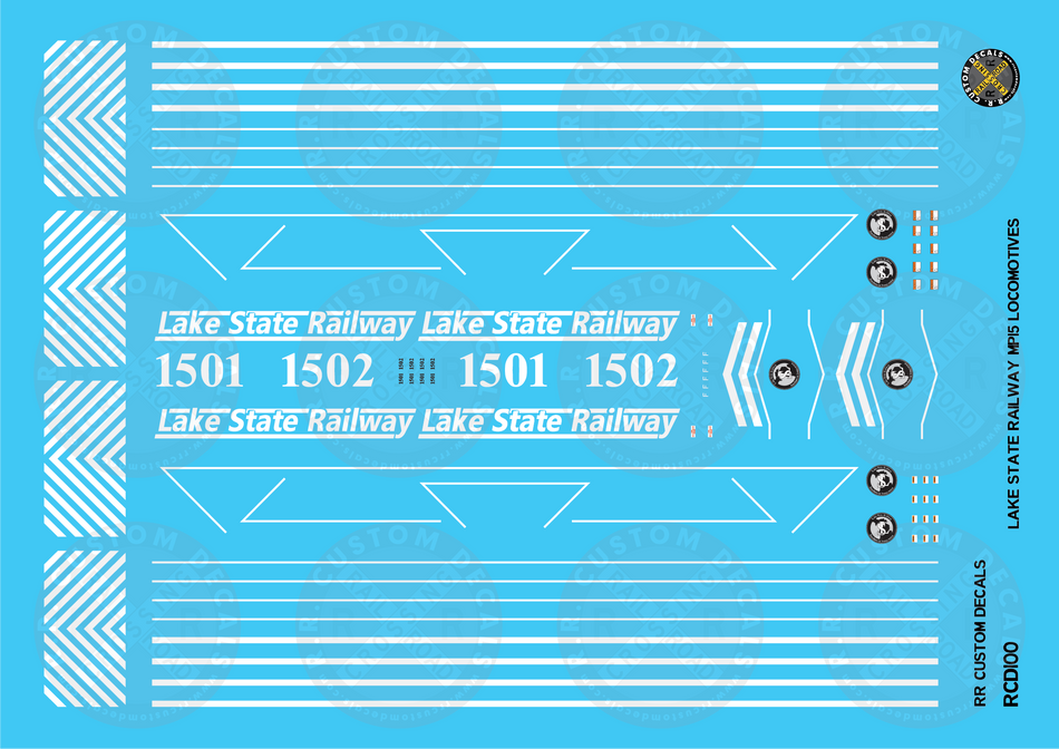 RR Custom Decals Custom Model Railroad Waterslide Decals Print it Decals