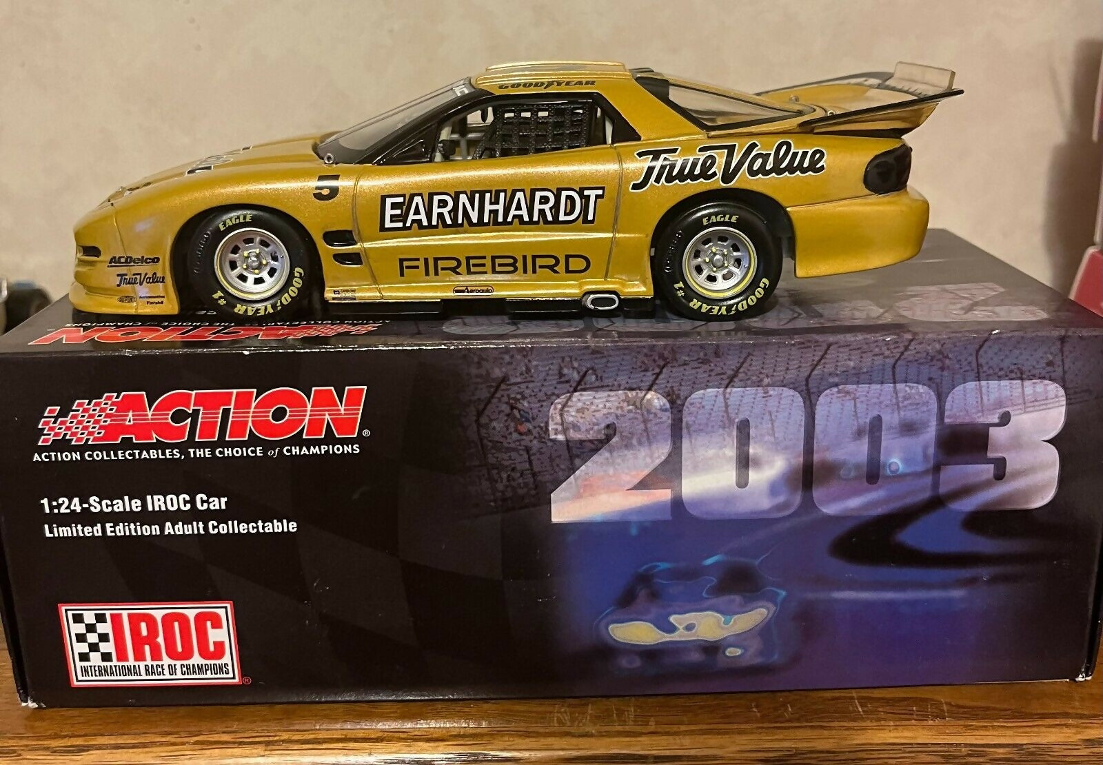 Retro Racing Design Dale Earnhardt IROC 1996 Michigan #5 Gold Pontiac ...