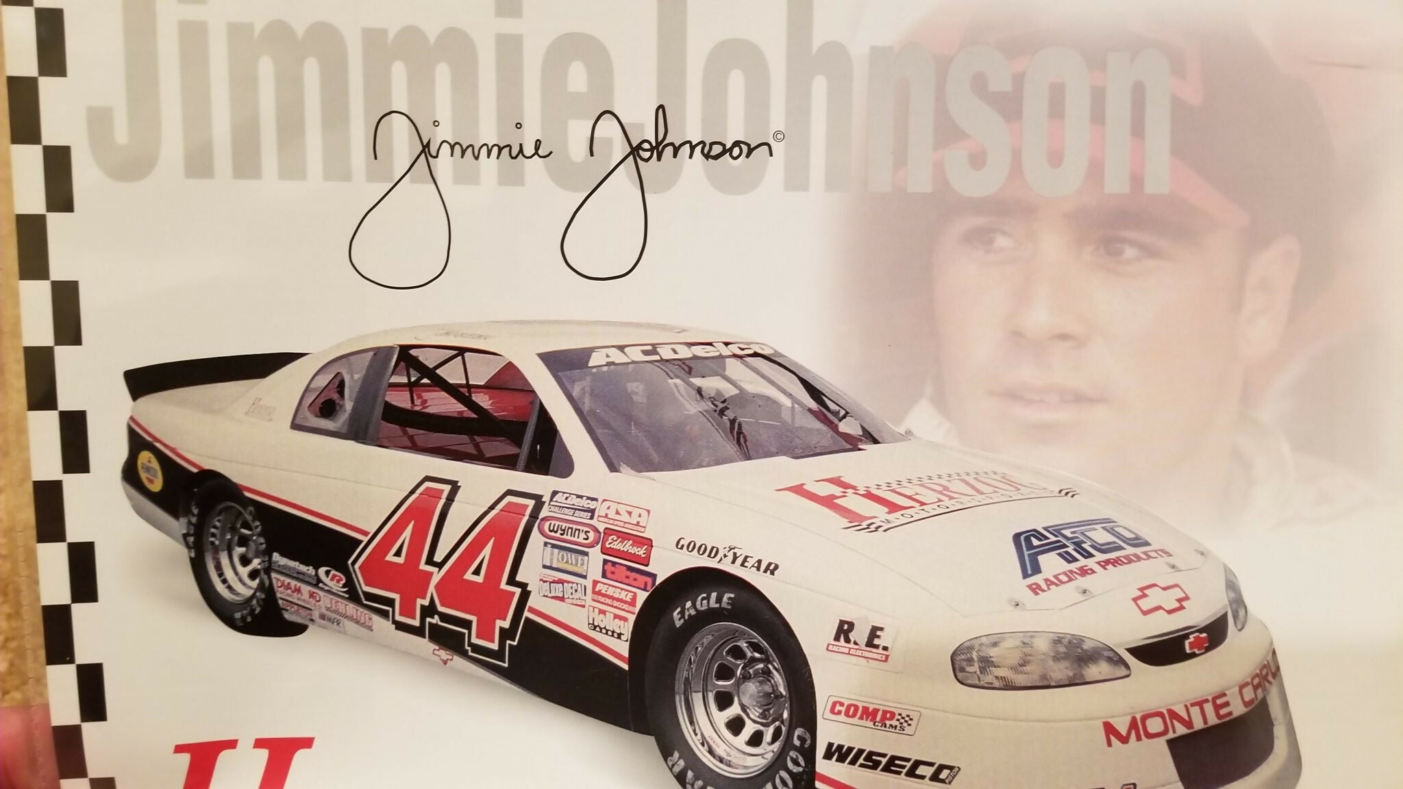 Asa Racing Stickers JH Designs Jimmie Johnson 1998 ASA #44 Herzog Motorsports - Afco 1:24 ...