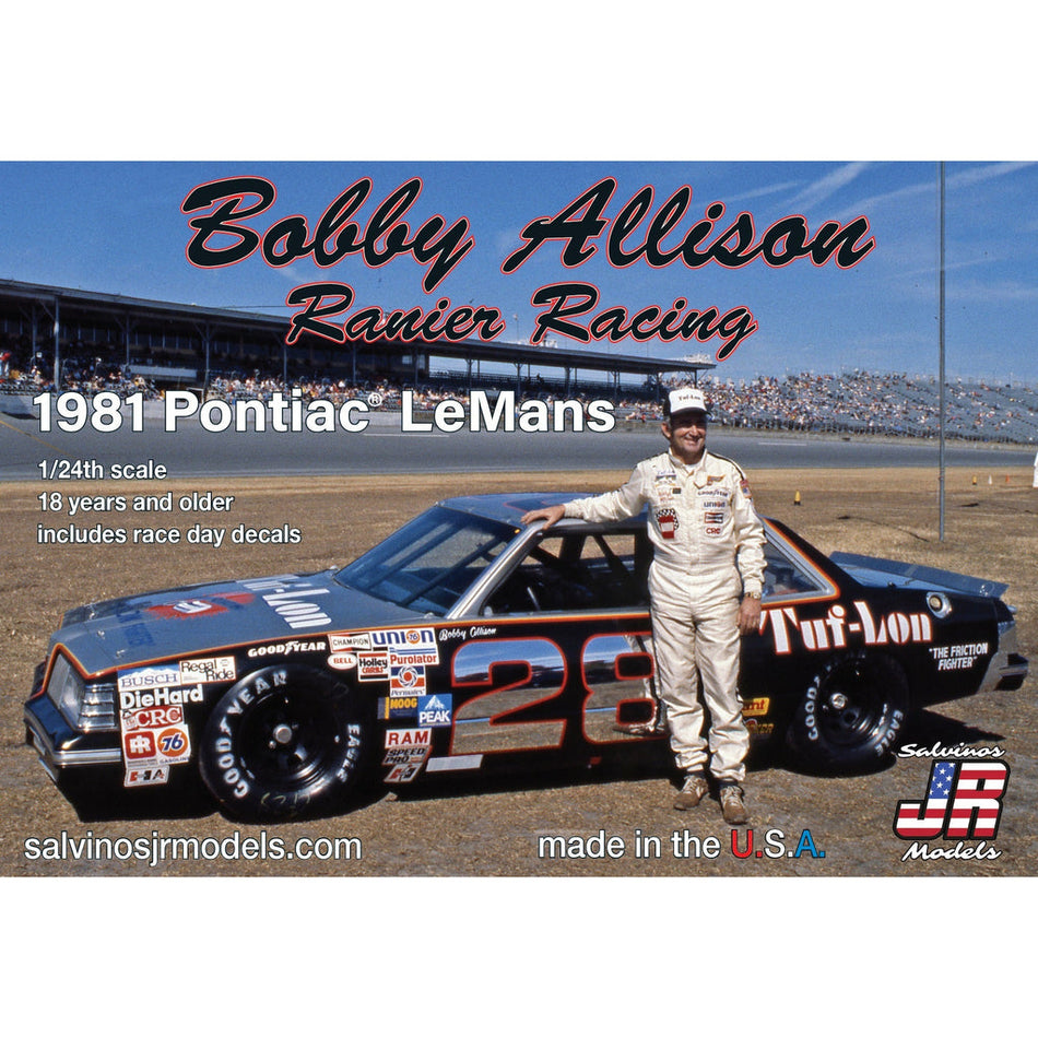 Salvinos JR Models Bobby Allison- Ranier Racing, 1981 Pontiac Lemans "Tuflon"