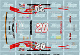 JH Designs Tony Stewart 2008 NWS #20 Z-Line Designs (California) 1:26 Racecar Decal Set