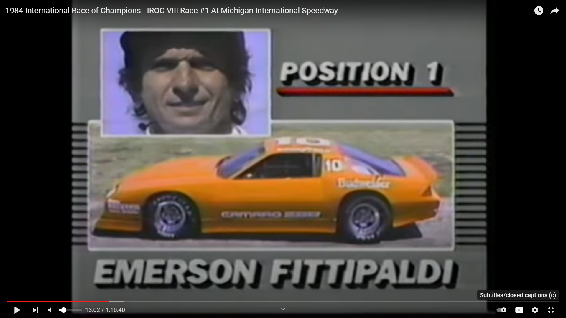 PHOTO A.039282 CHEVROLET CAMARO Z28 MARIO ANDRETTI IROC RIVERSIDE RACE PHOTO A.039282 CHEVROLET CAMARO Z28 MARIO ANDRETTI IROC RIVERSIDE RACE