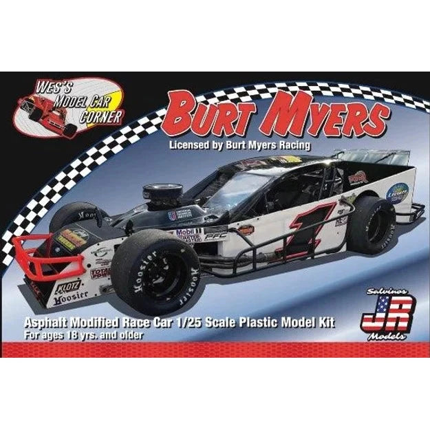 Salvinos Jr Models Wes's Model Car Corner Burt Myers Asphalt Modified Race Car