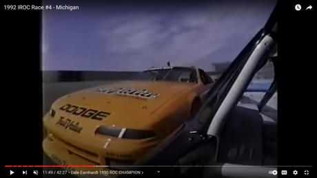 Retro Racing Design '92 Dale Earnhardt #1 IROC Dodge Daytona Michigan 1/24 Scale Decal