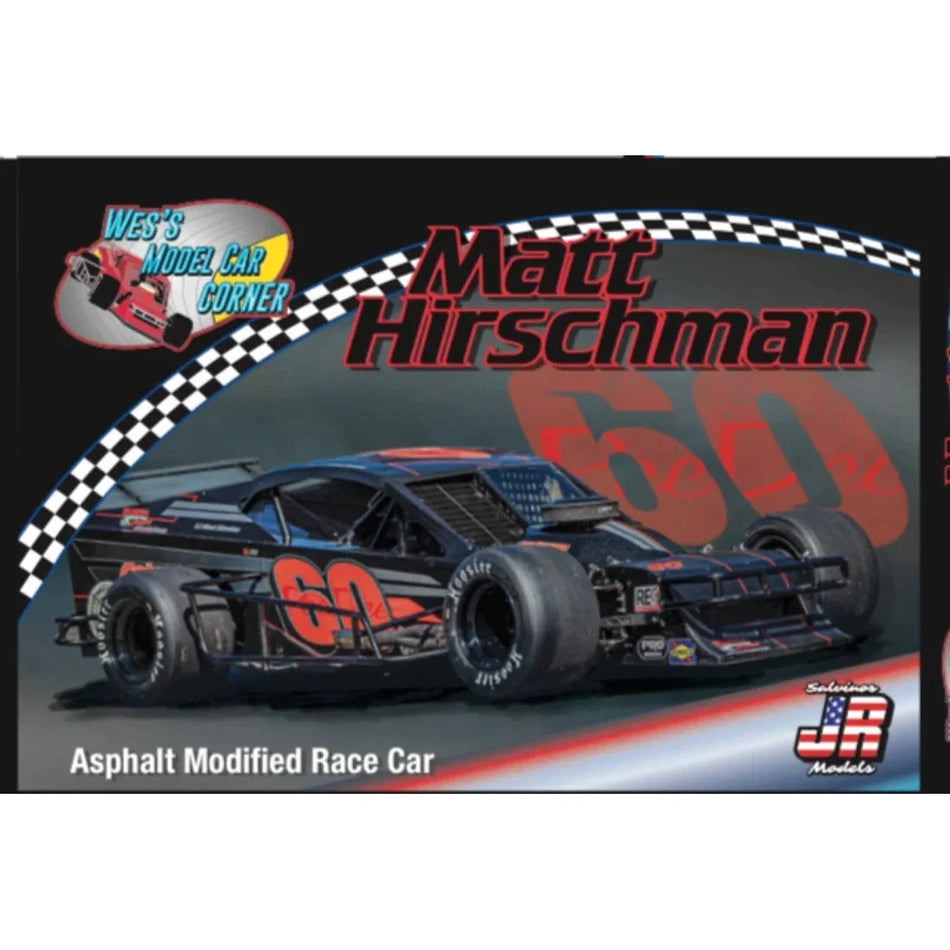 Wes's Model Car Corner #60 Matt Hirschman Pee Dee Motorsports Modified Race Car Kit Salvinos Jr Models