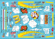 3 Amigos Decals #94 McDonalds Silver Anniversary 2000 Taurus - 1