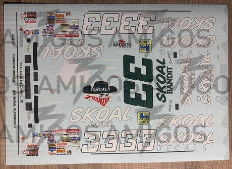 3 Amigos Decals #33 Skoal 1994 Oldsmobile 1:24 Decal Set - 2
