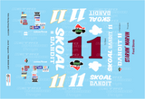 Retro Racing Design RRD 8711 Skoal #11 Jack Ingram Red Chevrolet Nova Diecast 1/24