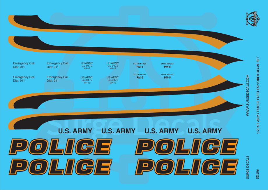 Police Car Decals – Print it Decals