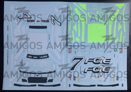 3 Amigos Decals #7 FRATERNAL ORDER OF EAGLES 2022 CAMARO 1:24 Decal Set - 2