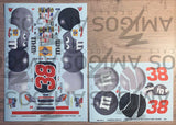 3 Amigos Decals #38 M&M Black and White 2004 Ford Taurus 1:24 Decal Set - 2