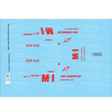 Retro Racing Design '55 Buick Fireball Roberts Daytona Beach Race 1/24 Scale Decal