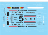 Retro Racing Design '88 Terry Labonte #5 IROC Chevrolet Camaro Michigan Orange 1/24 Scale Decal