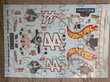 3 Amigos Decals #44 Toy Story 2 1999 Pontiac Grand Prix Decal Set 1:24 - 2