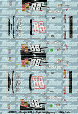 JH Designs Dale Earnhardt Jr 2014 NWS #88 TaxSlayer.com (Daytona) 1:64 Racecar Decal Set