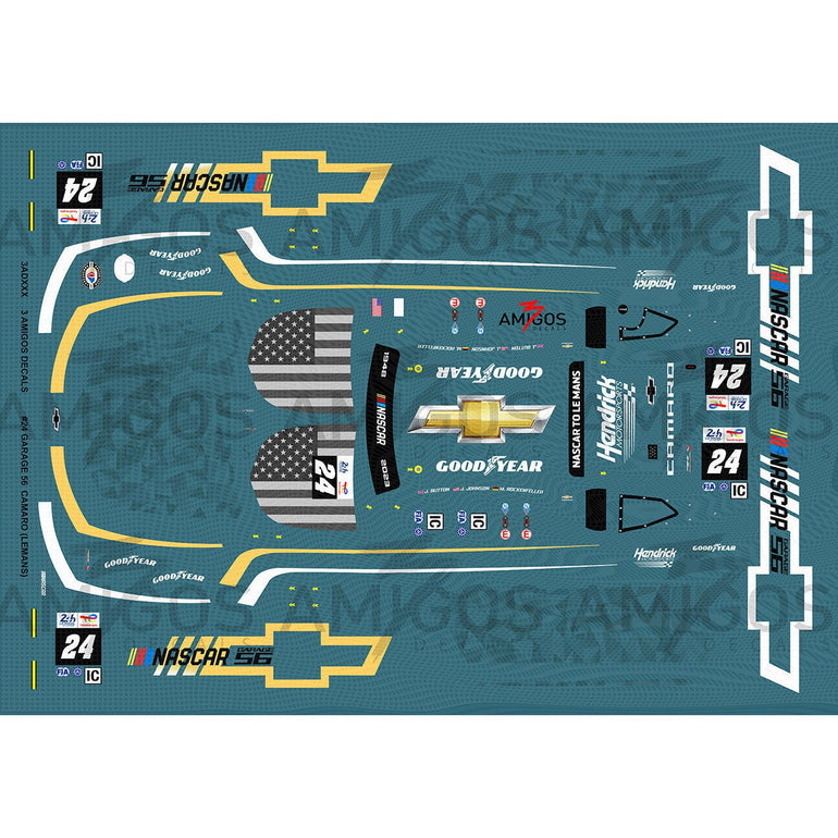 Nascar Next Gen Camaro Decals – Print it Decals