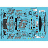 3 Amigos Decals #6 CASTROL CARBON NEUTRAL 2022 MUSTANG (FOR SALVINOS 2022 MUSTANG) Decal Set 1:24