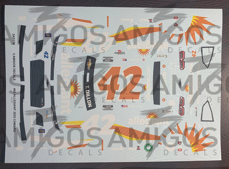 3 Amigos Decals #42 ALLEGIANT 2022 CAMARO 1/24 Decal Set - 2