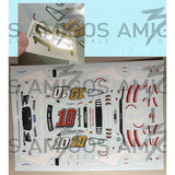 3 Amigos Decals #10 SMITHFIELD IHOP 2023 MUSTANG WITH GOLD FOIL NUMBERS 1:24 DECAL SET