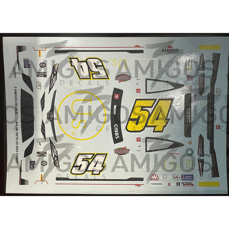 3 Amigos Decals #54 HE GETS US 2023 CAMRY Decal Set 1:24