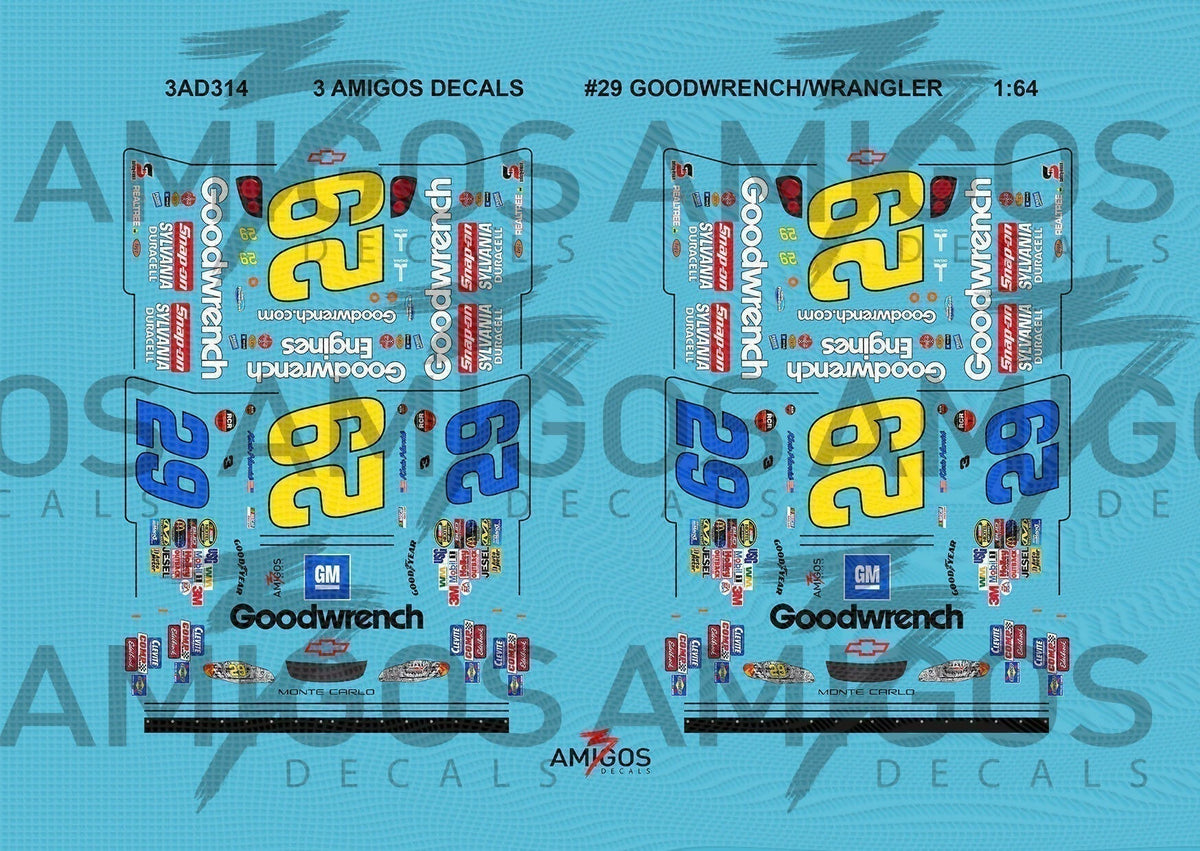 1:64 3 Amigos Decals #29 GOODWRENCH/WRNAGLER Decal Set – Print it Decals